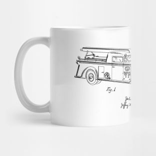 Car vintage patent drawing Mug